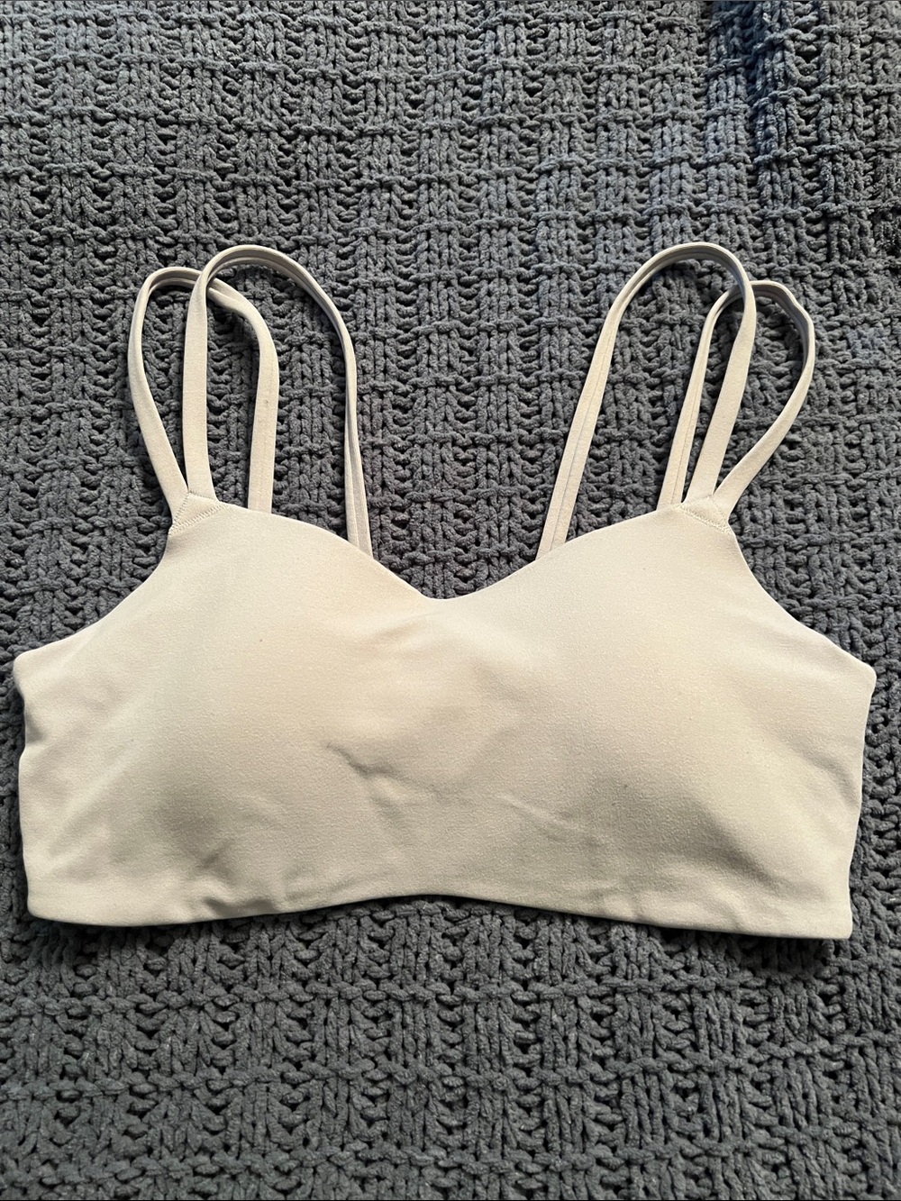 Nike Double-Strap Seamless Bralette in Lilac